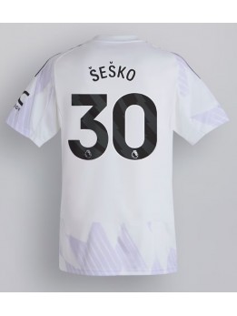 Billige Manchester United Benjamin Sesko #30 Bortedrakt 2025-26 Kortermet